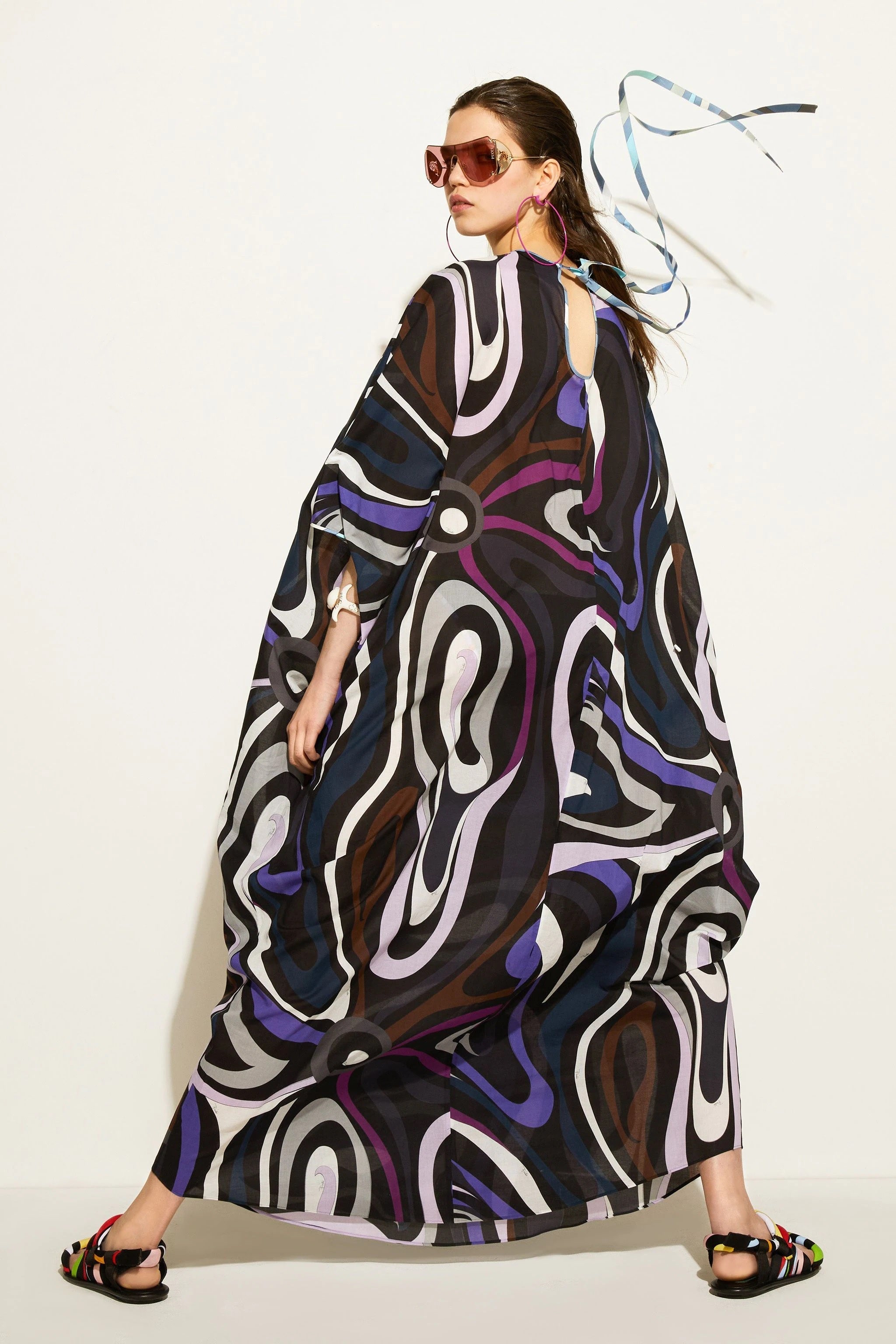 Black Caftan For Women's Lewish Cotton Kaftan