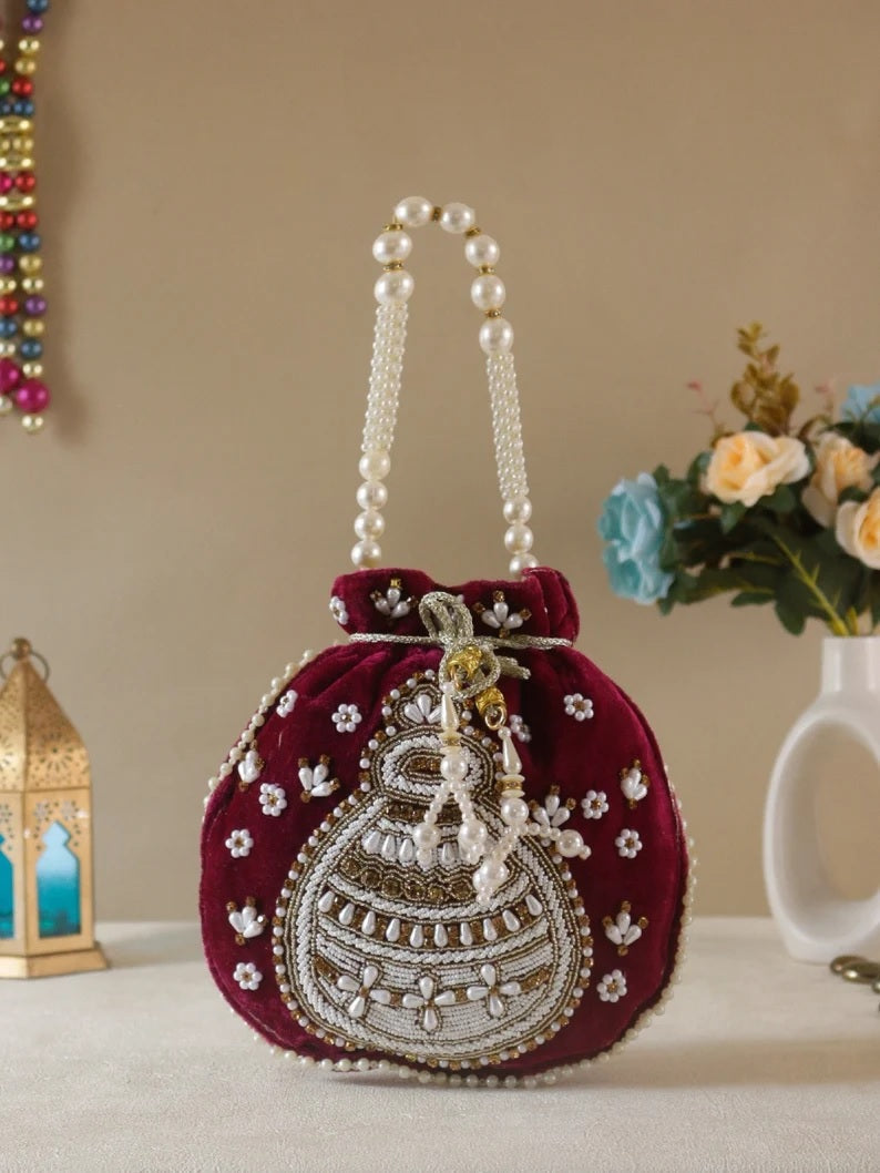Designer Round Potli Bag