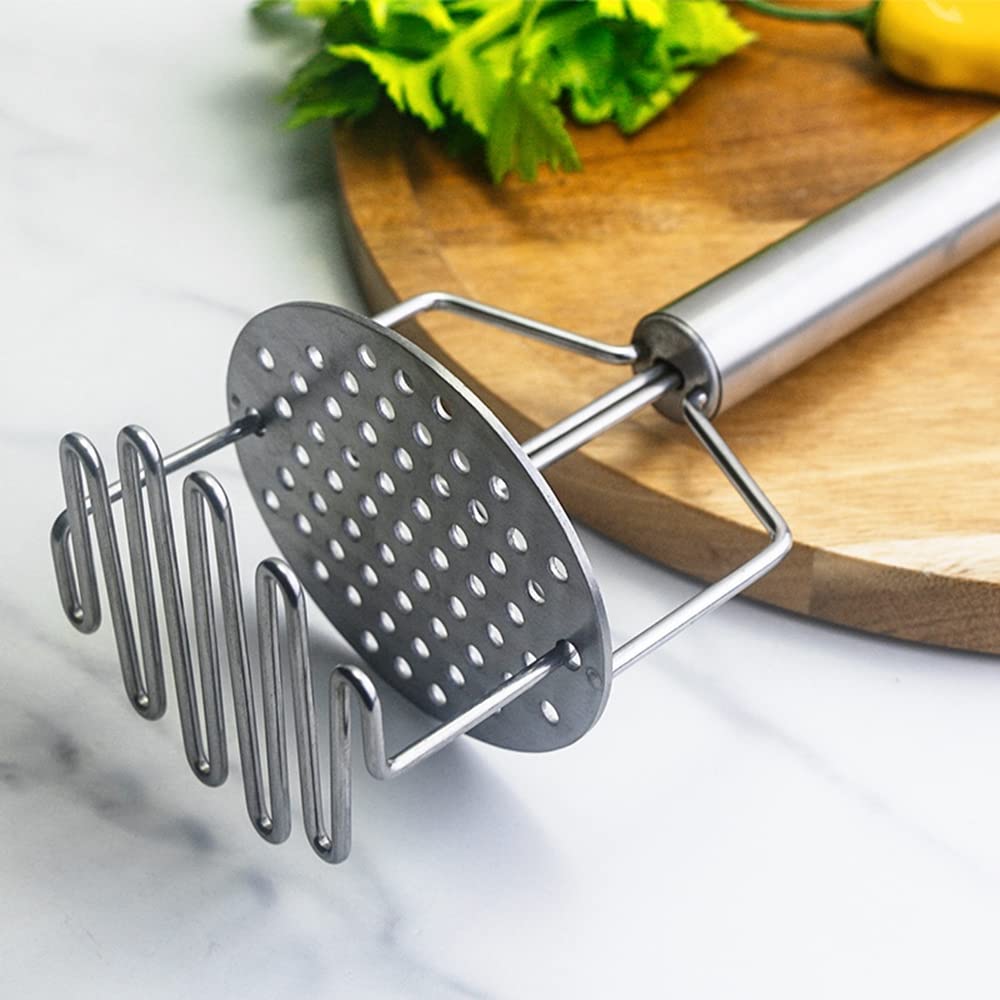 Masher Stainless Steel Potato Masher,Pav Bhaji Masher