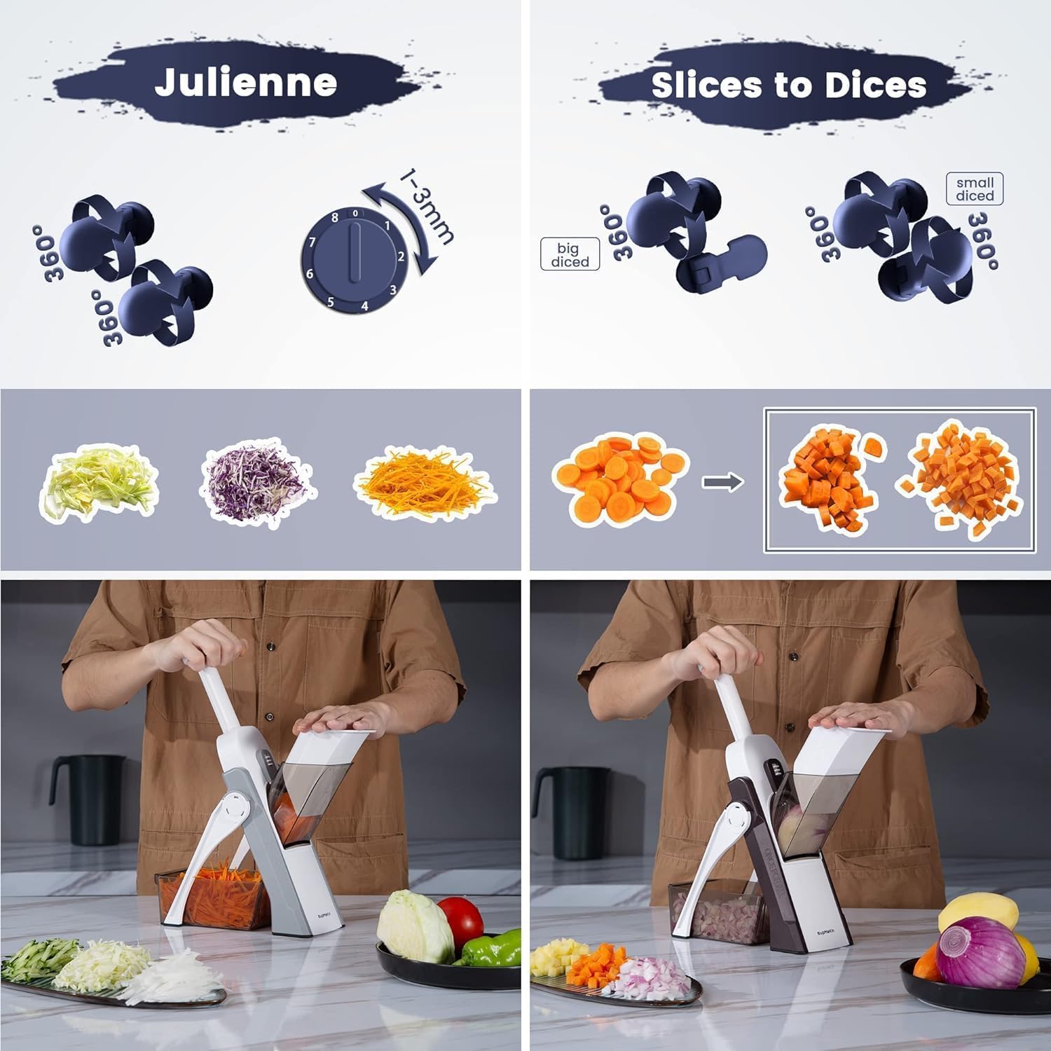 Vegetable Cutter Chopper for Kitchen