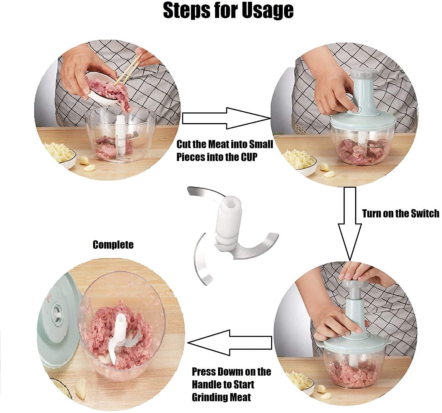 Large-Capacity Multi-function Food Chopper