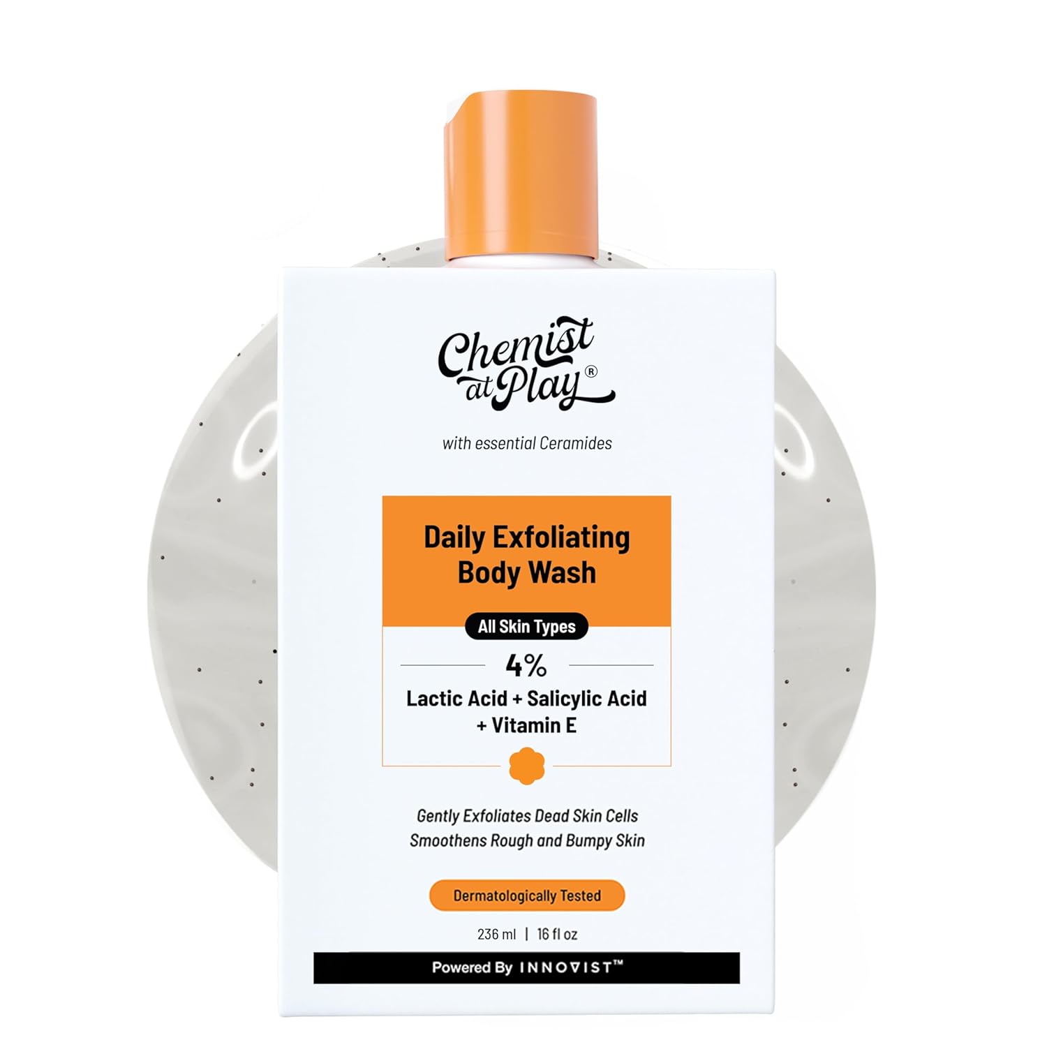Chemist At Play Exfoliating Body Wash 236ml | 4% (Salicylic Acid, Vitamin E and Lactic Acid)