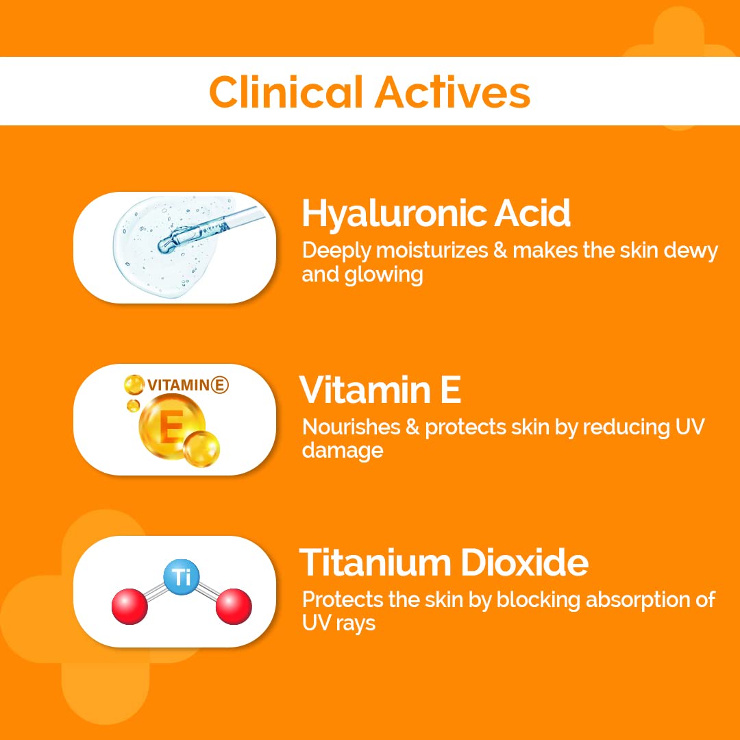 The Derma Co 1% Hyaluronic Sunscreen Aqua Ultra Light Gel with SPF50 PA++++ 50g