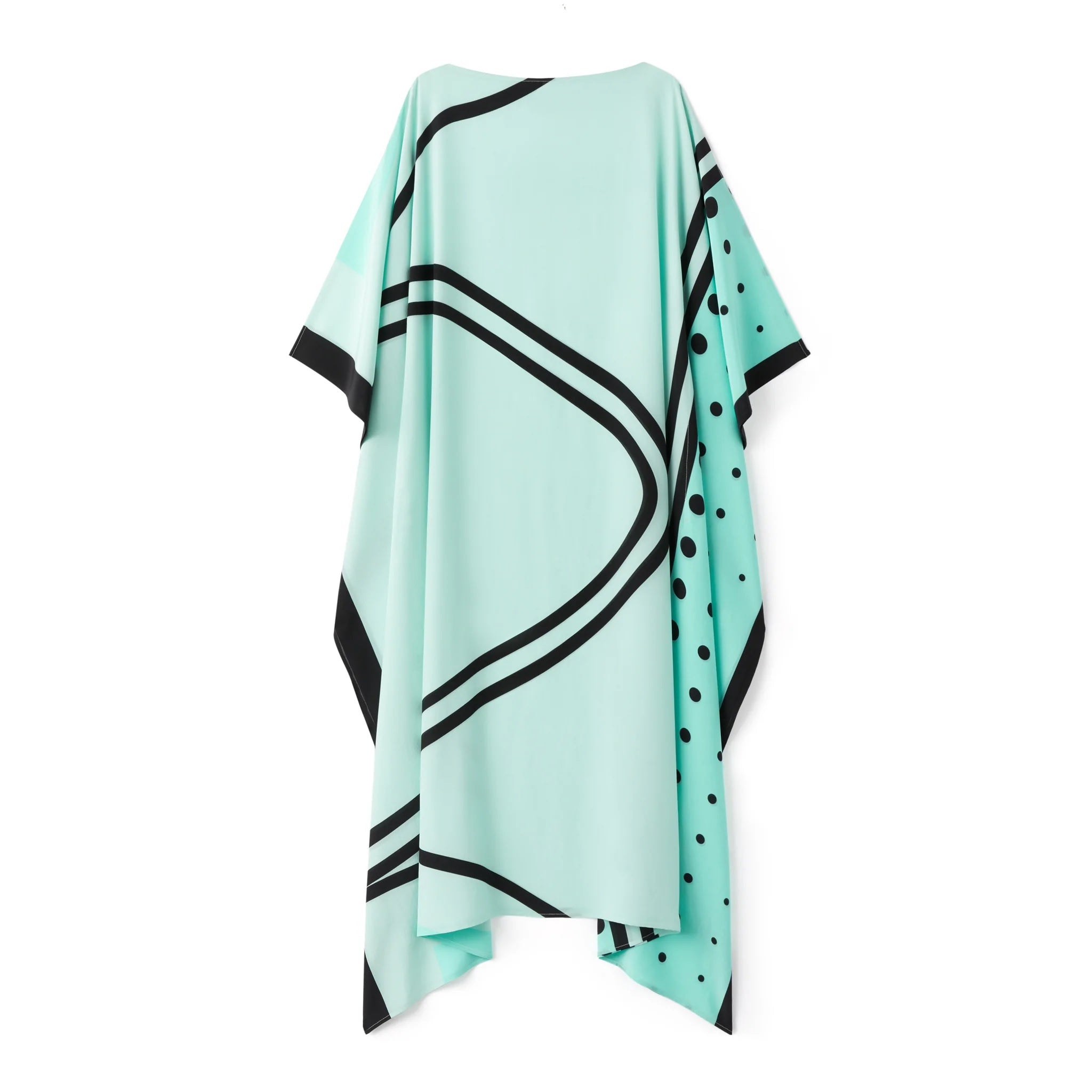 French Moss Kaftan, Long Casual Wear Caftan