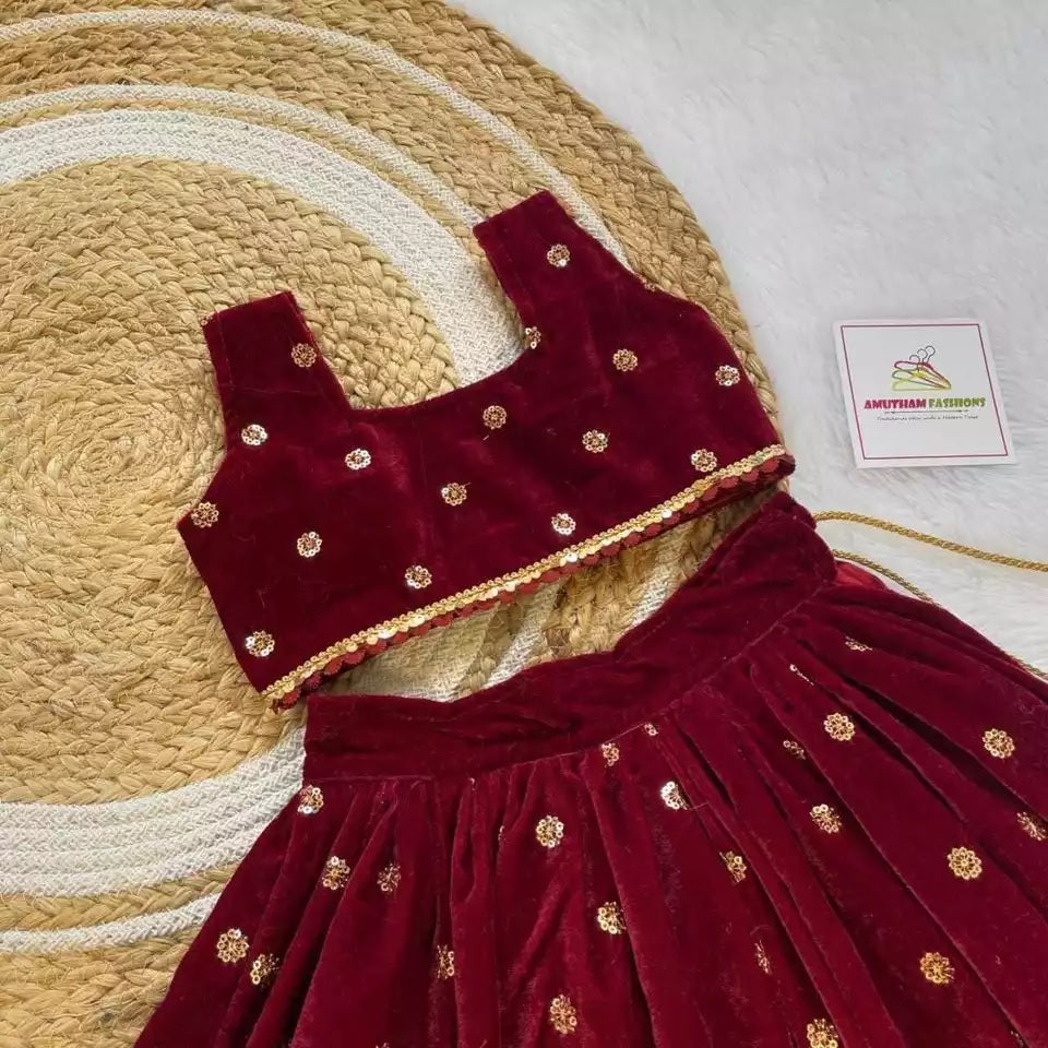 Soft Cotton Lehenga Choli  for Girls
