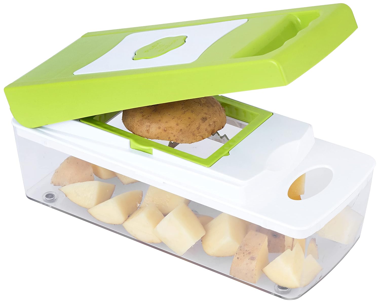 Green Multipurpose Vegetable and Fruit Chopper