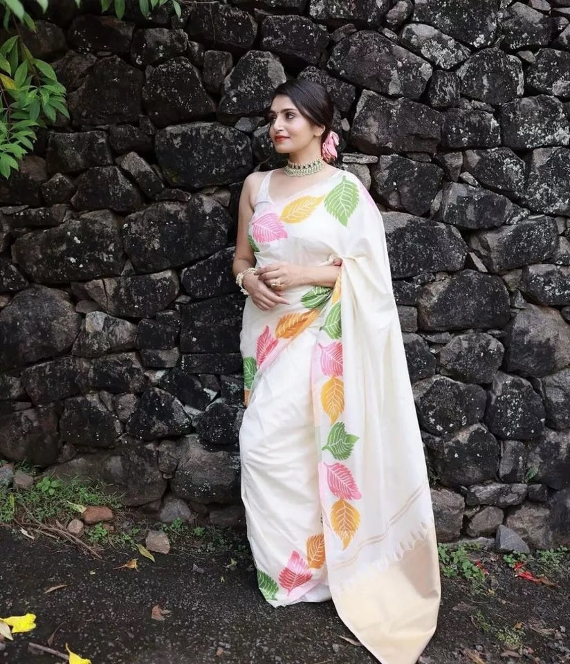 Black Banarasi Soft Silk Saree