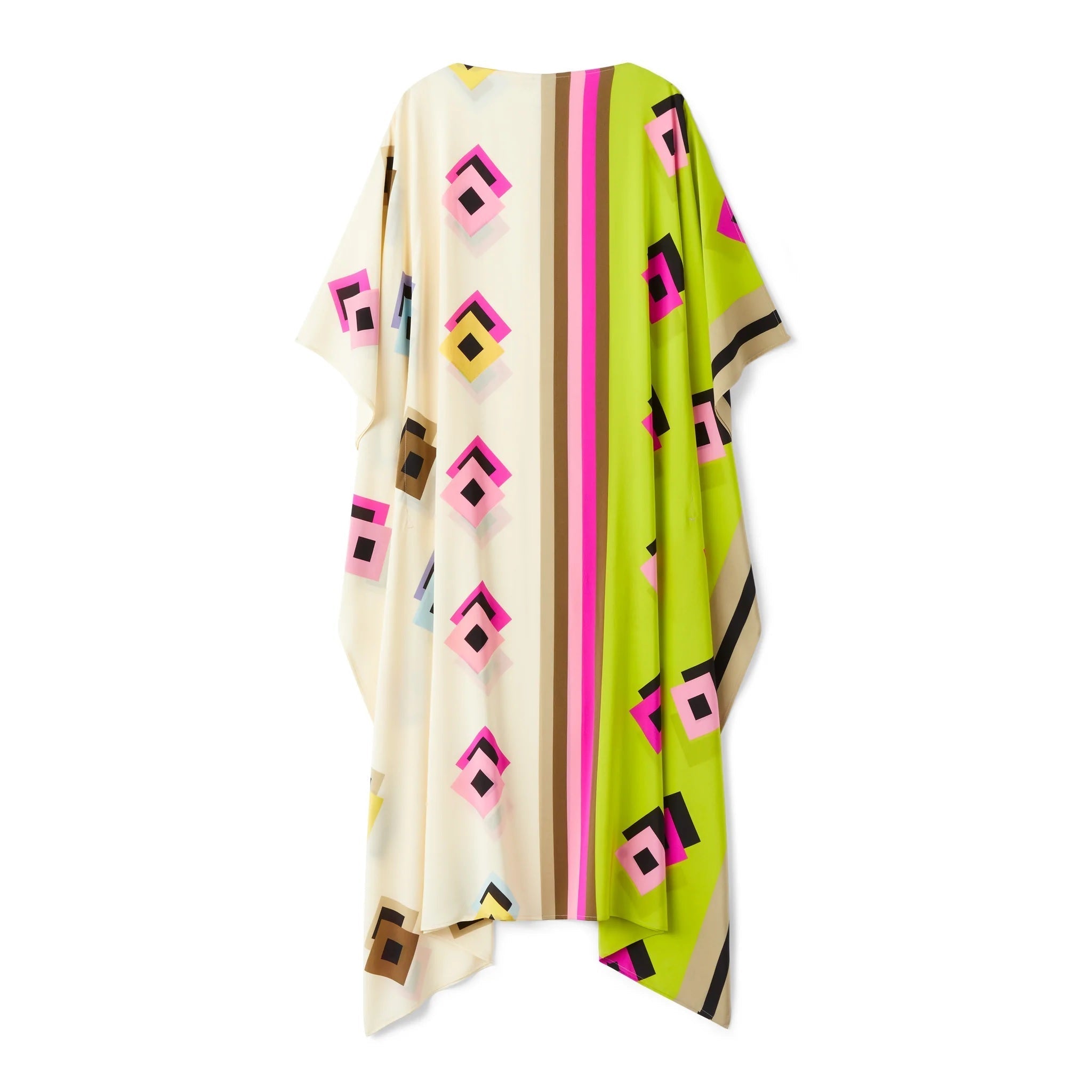 Printed Women's French Moss Long Kaftan