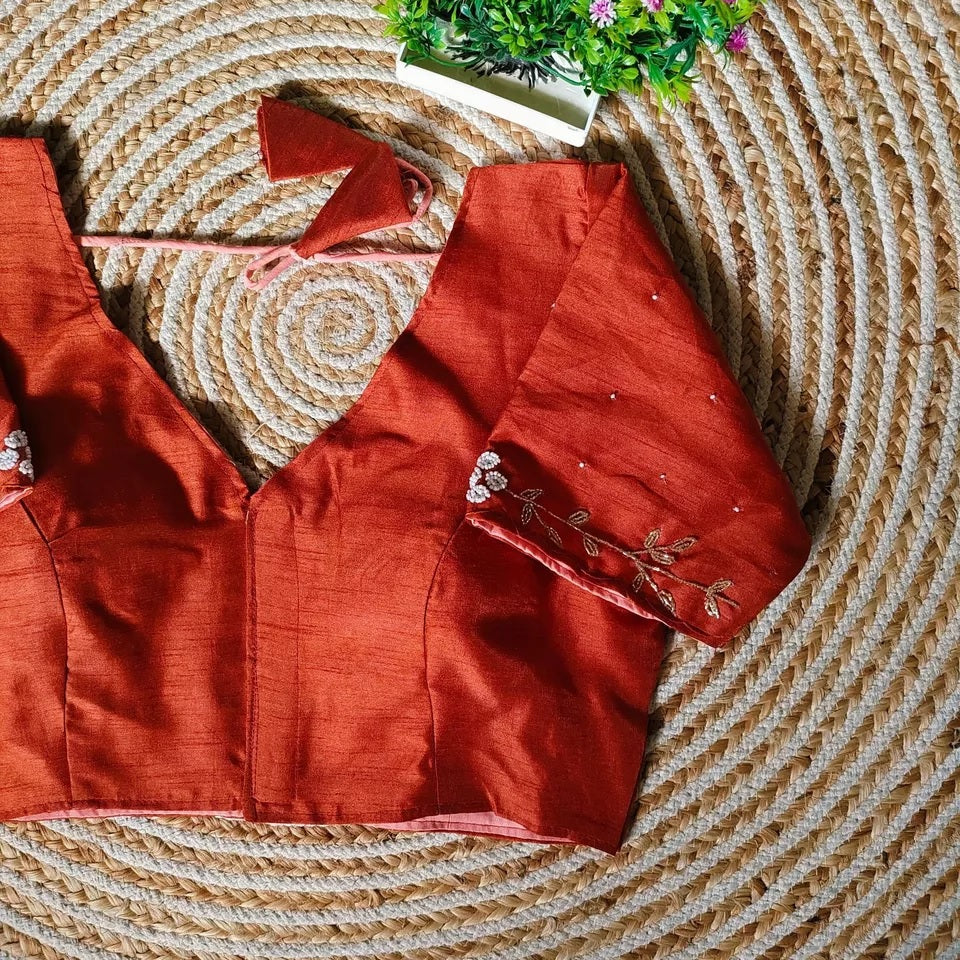 Assami Silk Saree Blouse