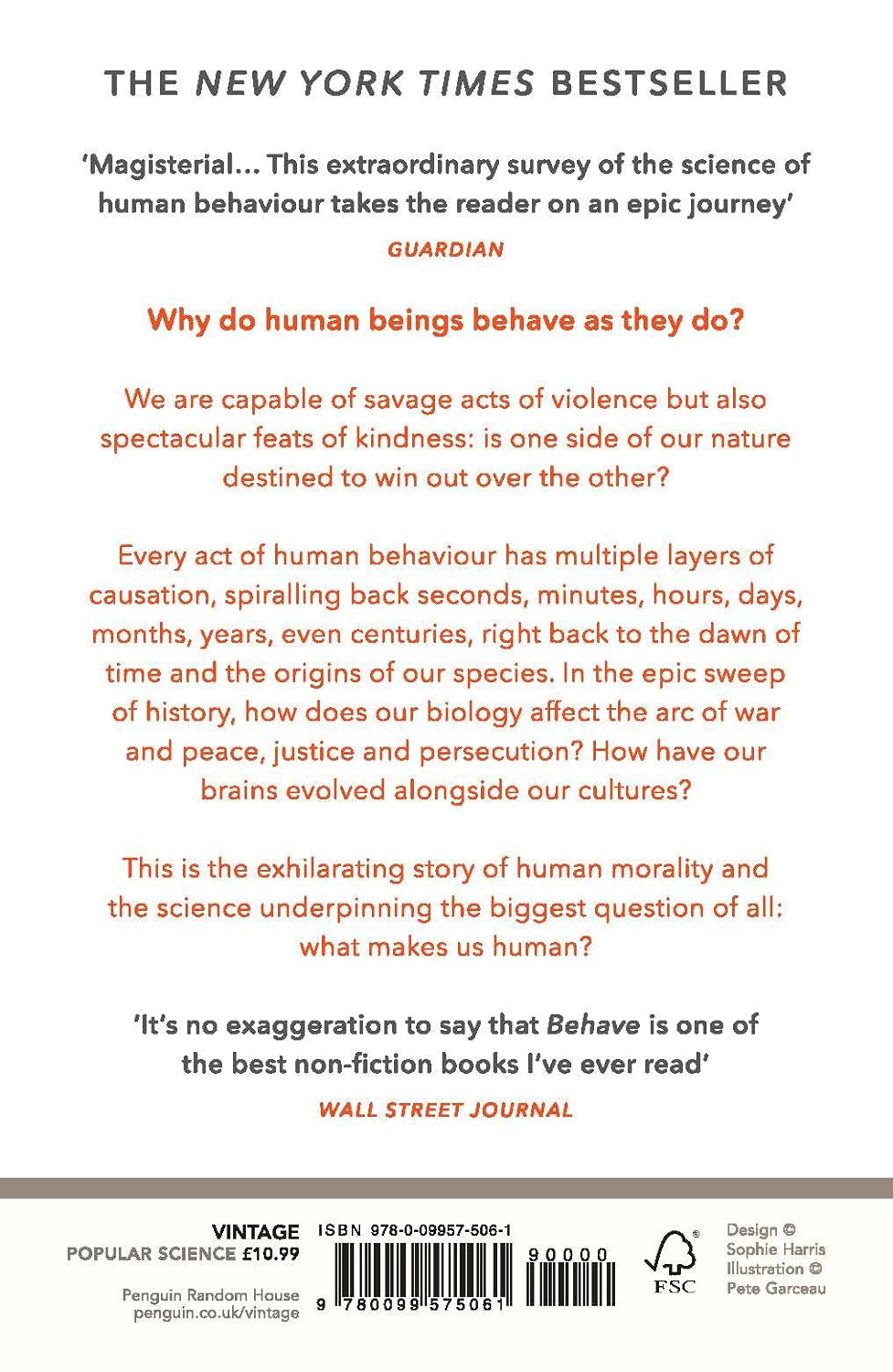 Behave: The Science of Human Nature (Paperback)