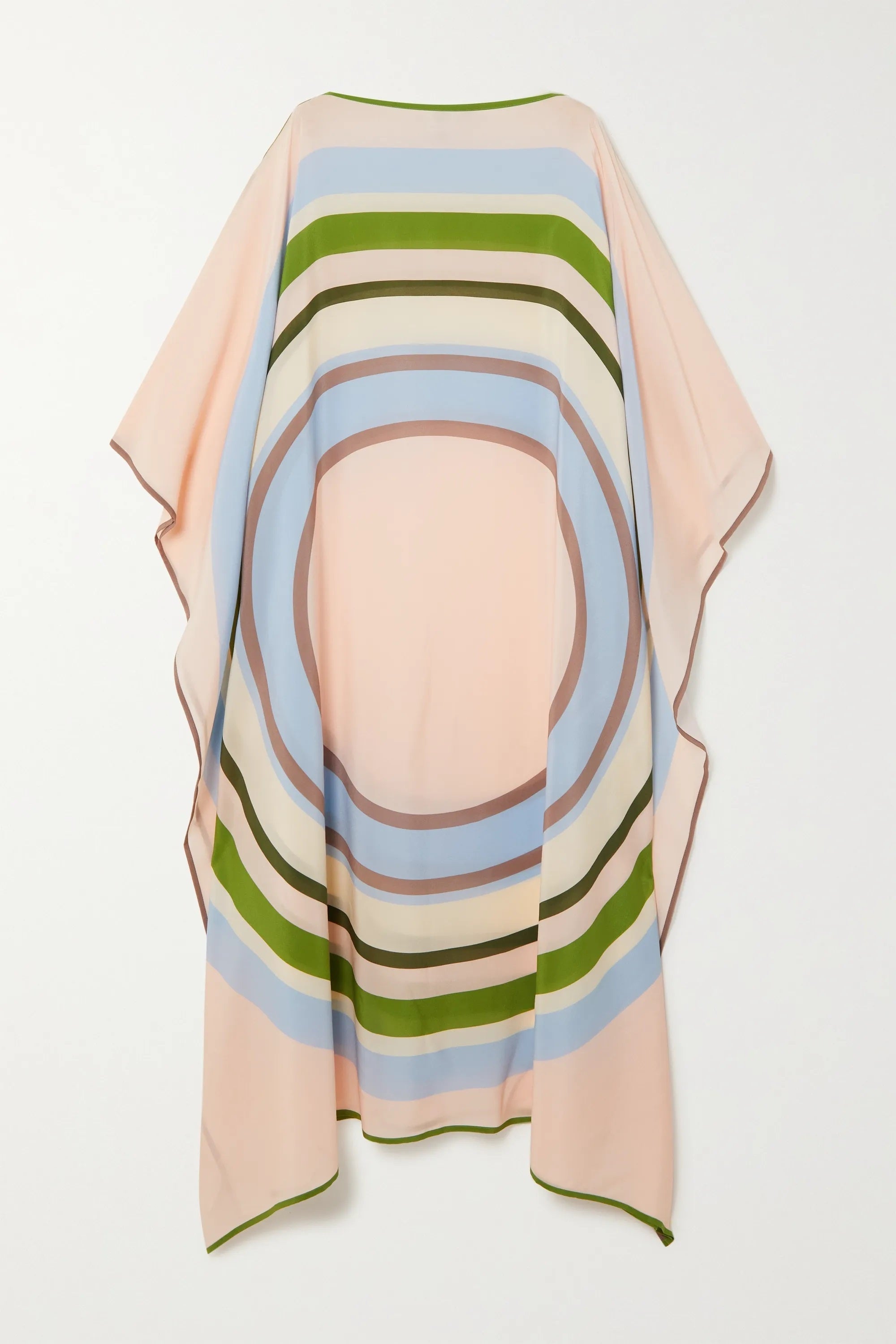 Printed Caftan For Women's Silk Crepe Kaftan