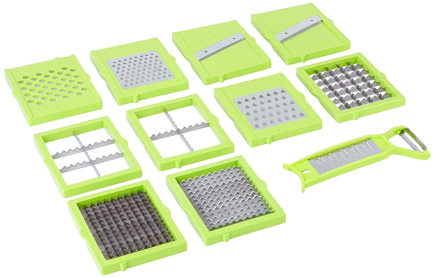 Green Multipurpose Vegetable and Fruit Chopper