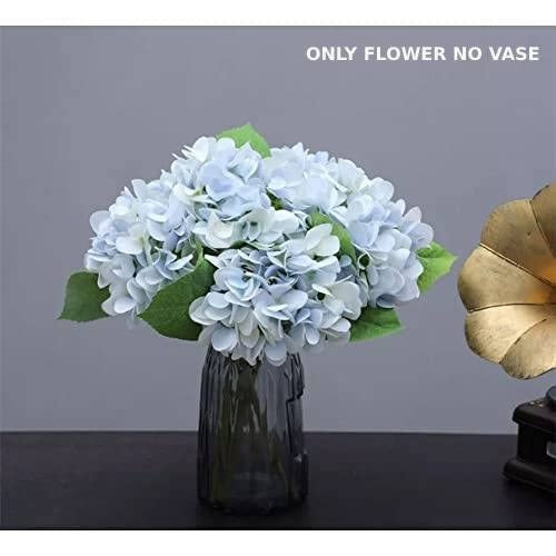 1 Pcs Artificial Hydrangea Fake Flowers Bunch Home Decorative (Without Vase Pot) ARF-1