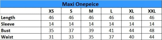 Linen Maxi Onepiece , Square Neck Short Fancy Sleeve For Women