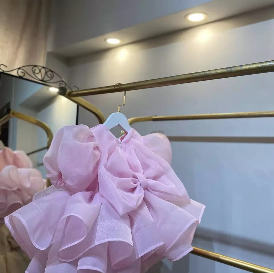 Girl Dress Kids Ruffles Party Wedding Dresses
