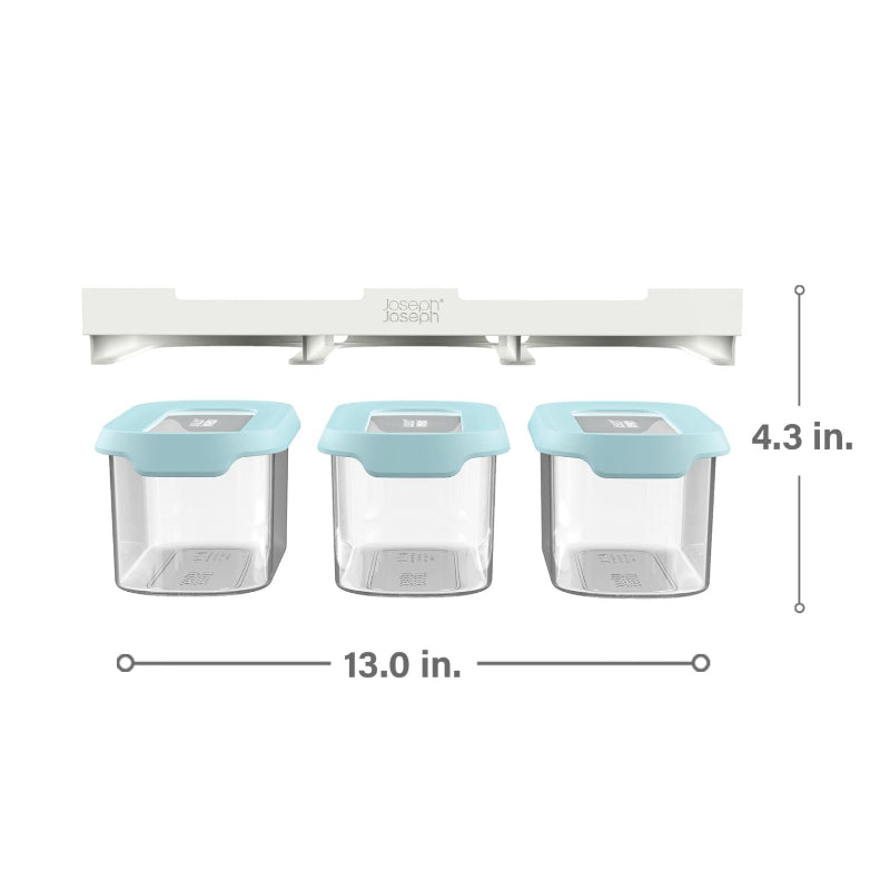 CupboardStore Under Shelf Storage Food Containers | 900 ml | Set of 3