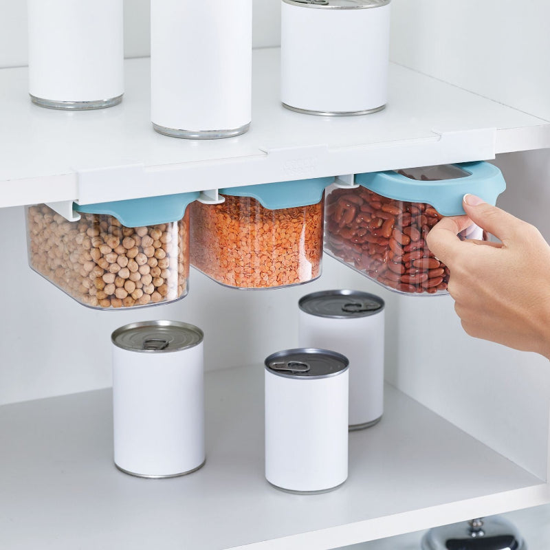 CupboardStore Under Shelf Storage Food Containers | 900 ml | Set of 3