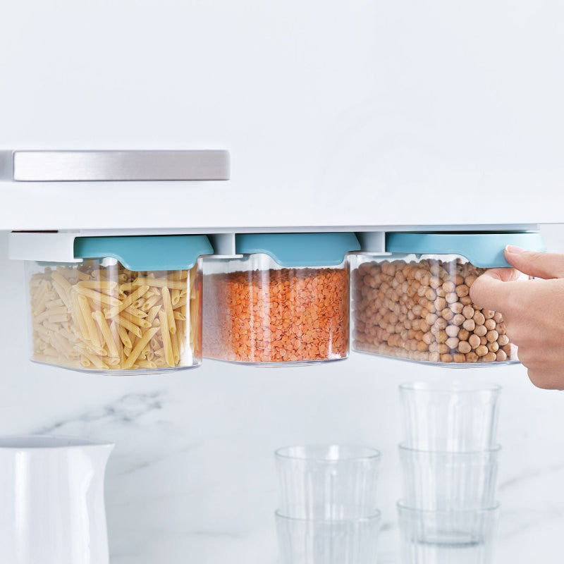 CupboardStore Under Shelf Storage Food Containers | 900 ml | Set of 3