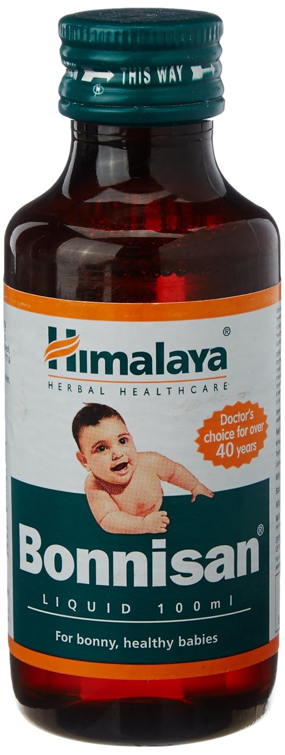 Himalaya Herbals Bonnisan Liquid Syrup – Natural Digestive Support for Infants & Toddlers