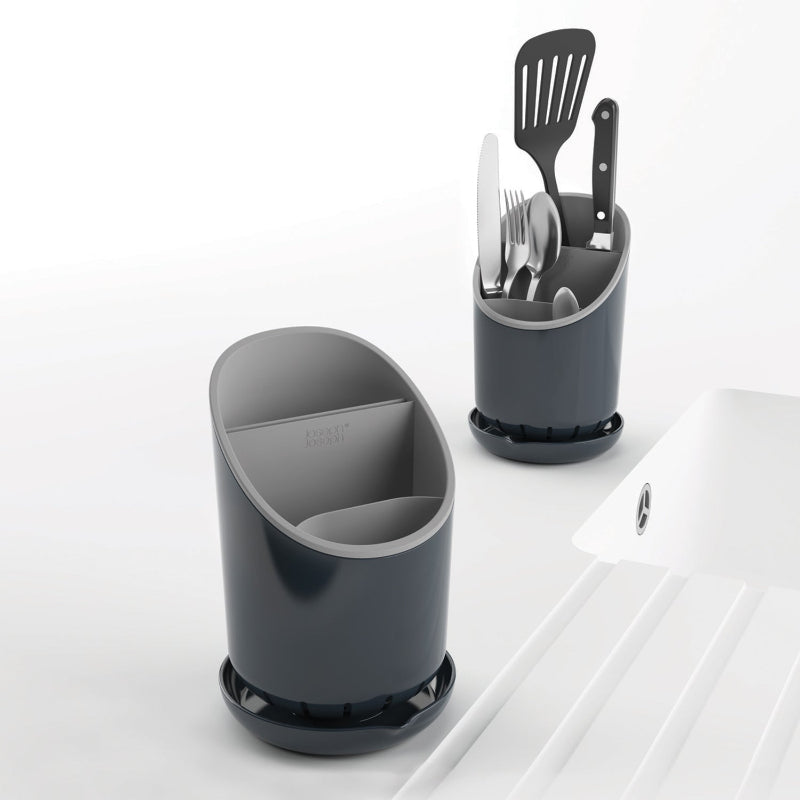 Dock Grey Cutlery Drainer and Organiser
