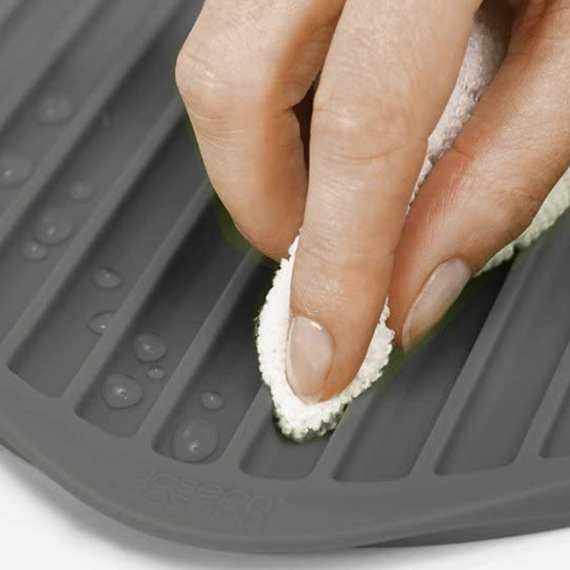 Flume Floding Grey Silicone Large Draining Mat
