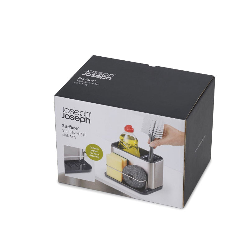 Surface Large Grey Sink Caddy with Sponge Holder