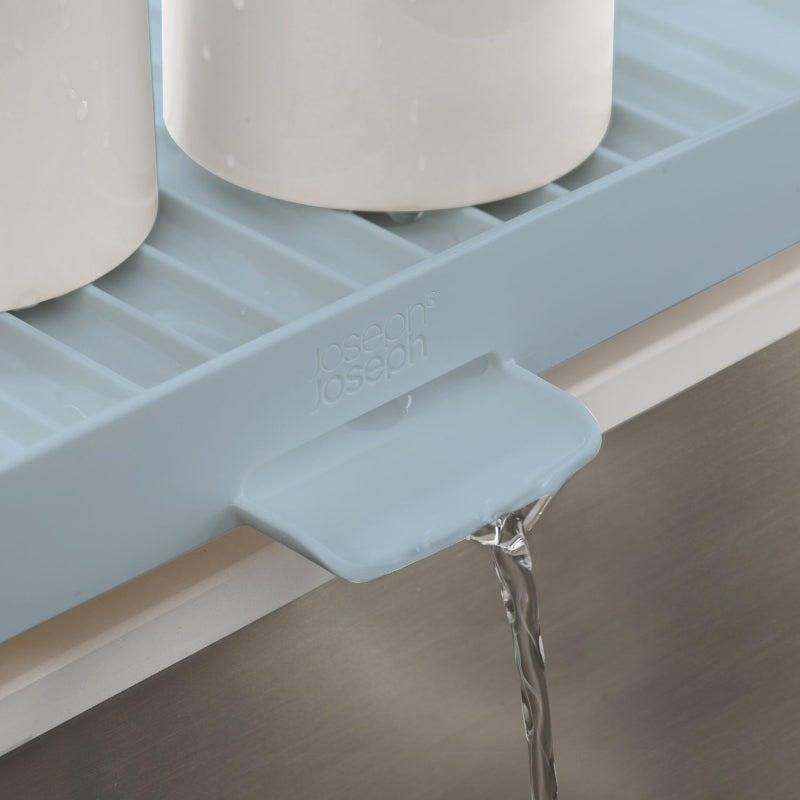 Y-Rack Dish Rack and Drain Board Set with Cutlery Organizer Dish Drainer | Multiple Colors
