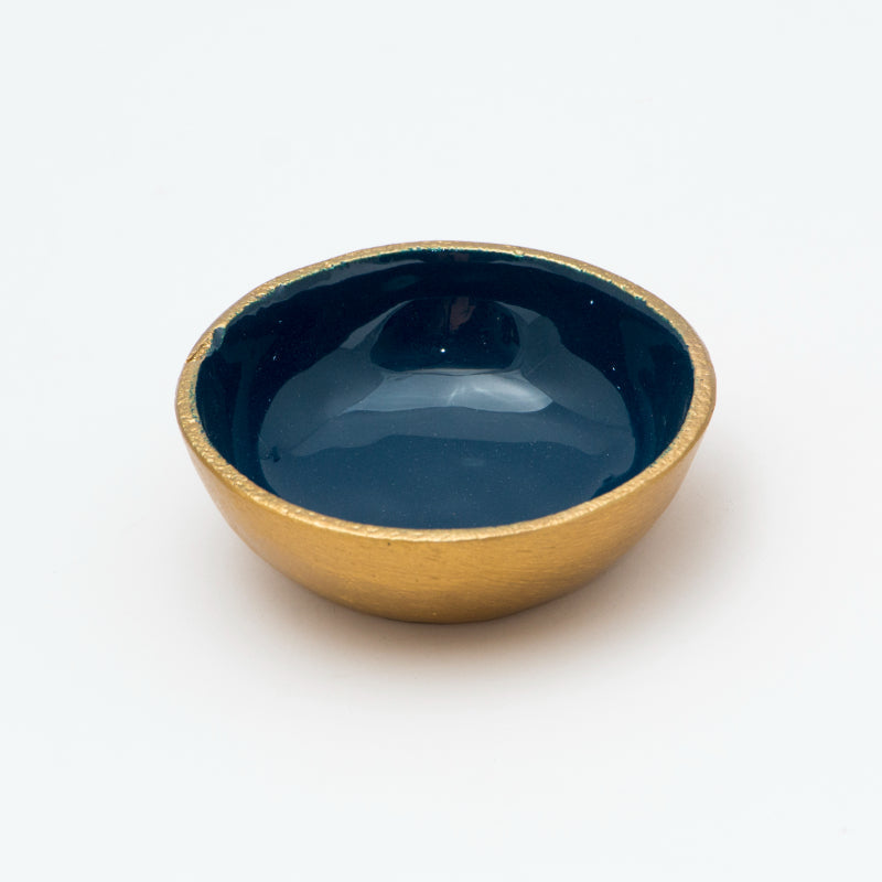 Blue Ikkat Platter with Dip Bowl