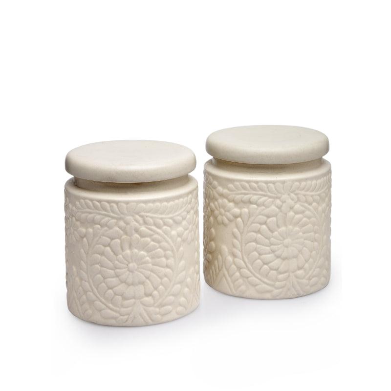 Handcrafted Multi Utility Storage Jars | Set of 2 | Multiple Colors