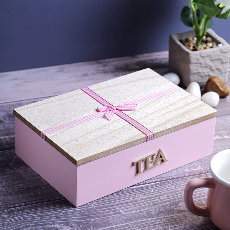 Wooden Tea Storage Gift Box | Multiple Style