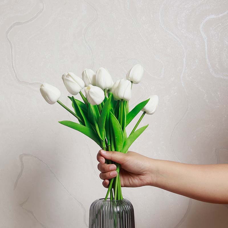 The Lisse | Artificial Tulips Pack of 10 flowers
