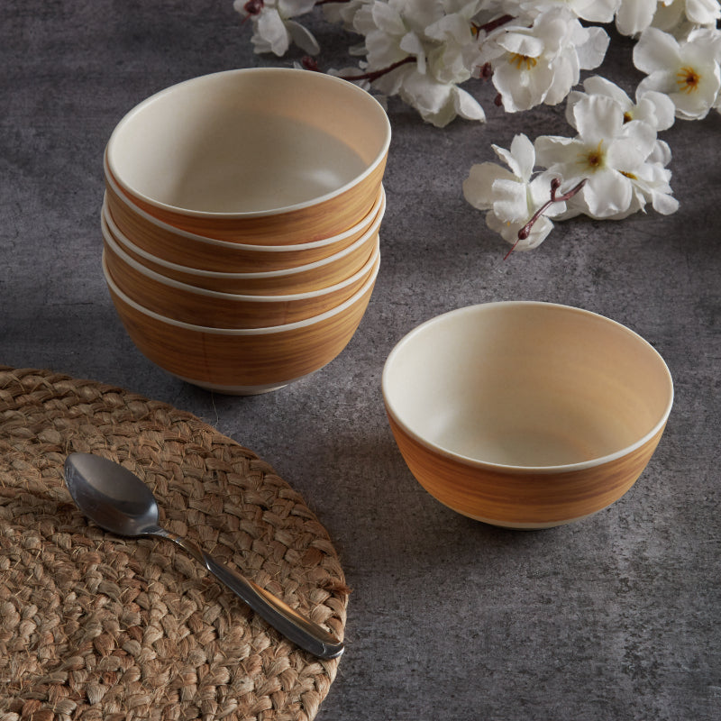 Bamboo Fibre Bowl | 4 inches | Set of 6 | Multiple Designs