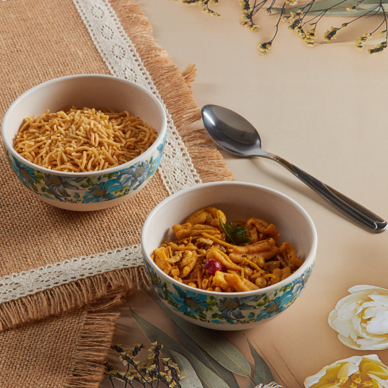 Bamboo Fibre Bowl | 4 inches | Set of 6 | Multiple Designs