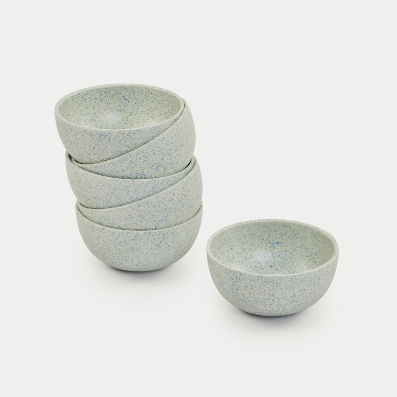 Bamboo Fibre Bowl | 4 inches | Set of 6 | Multiple Designs