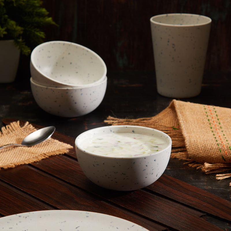 Bamboo Fibre Bowl | 4 inches | Set of 6 | Multiple Designs