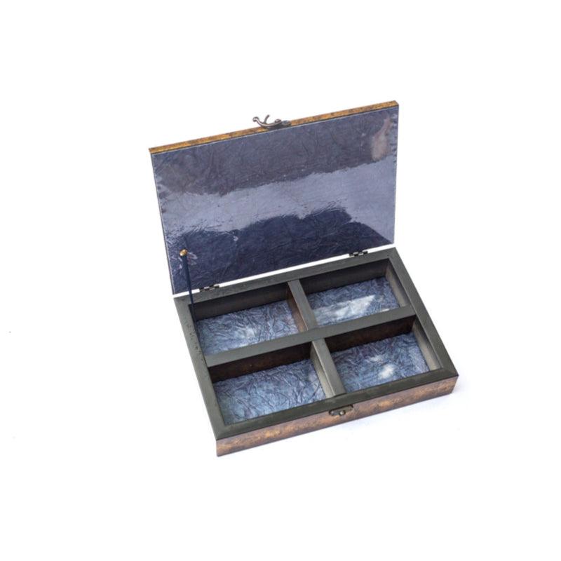 Dhokra Art Wooden Multi Utility Box