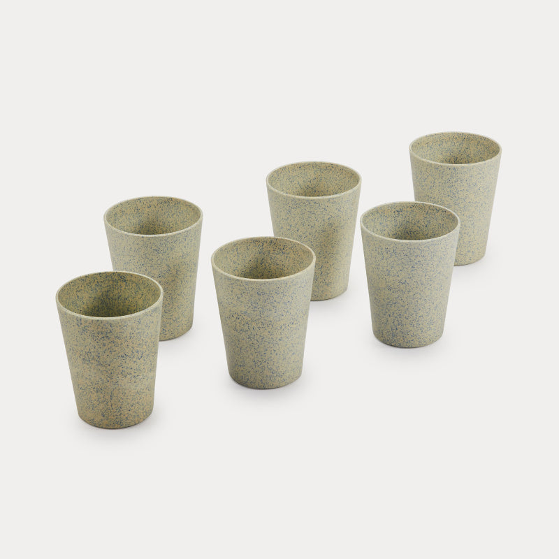 Bamboo Fibre Glasses | 380ml  | Set of 6 | Multiple Designs