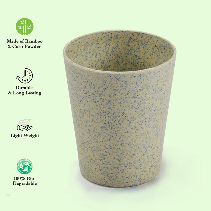 Bamboo Fibre Glasses | 380ml  | Set of 6 | Multiple Designs