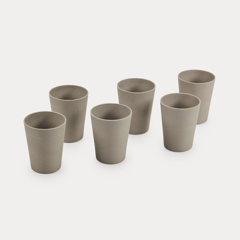 Bamboo Fibre Glasses | 380ml  | Set of 6 | Multiple Designs