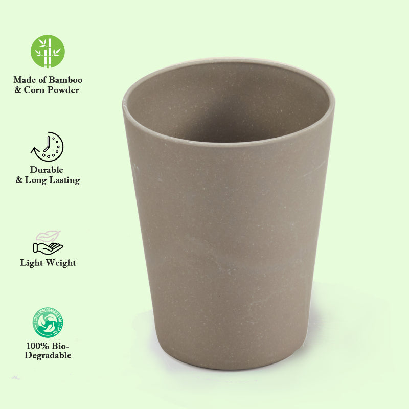 Bamboo Fibre Glasses | 380ml  | Set of 6 | Multiple Designs