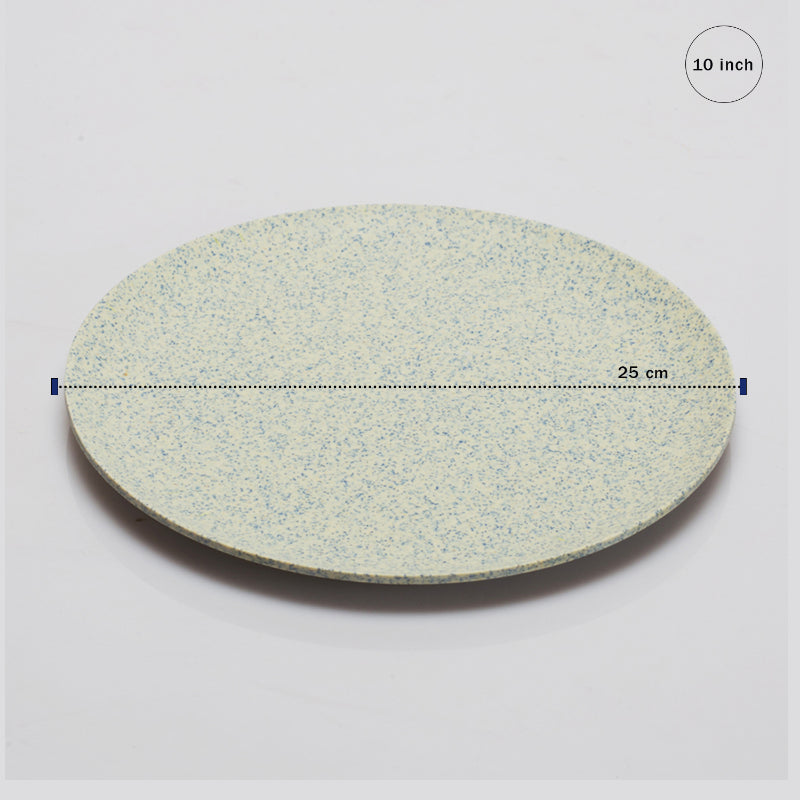 Bamboo Fibre Plate | 10 inches | Set of 6 | Multiple Designs