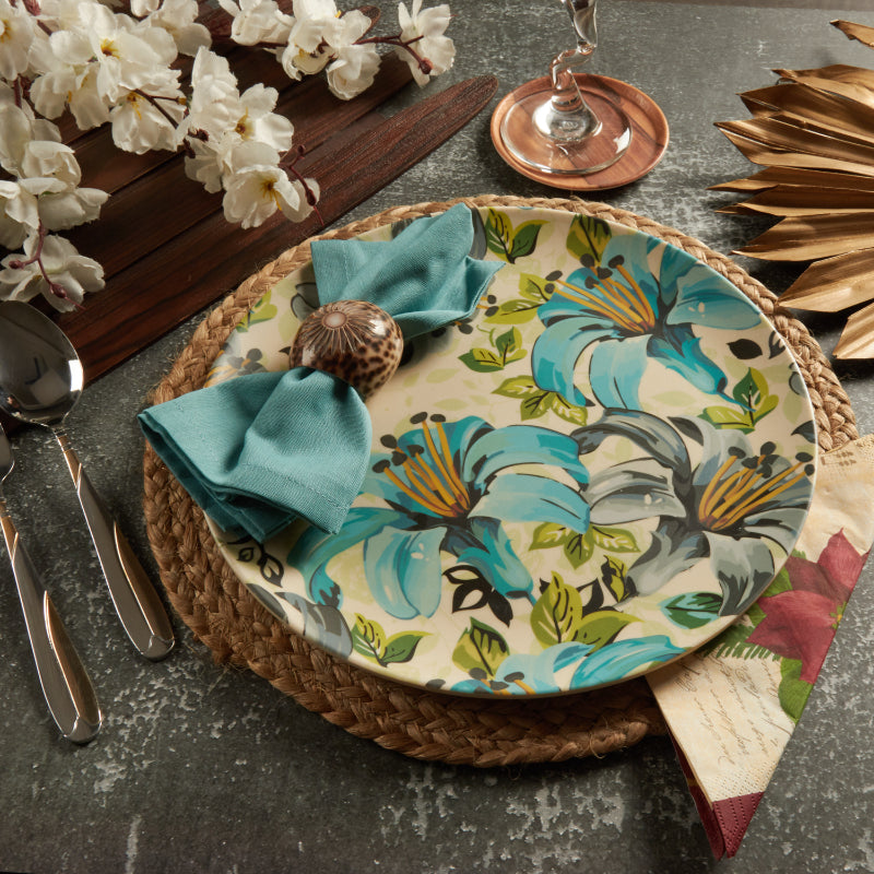 Bamboo Wooden Fibre Plate | Set of 6 | Multiple Sizes