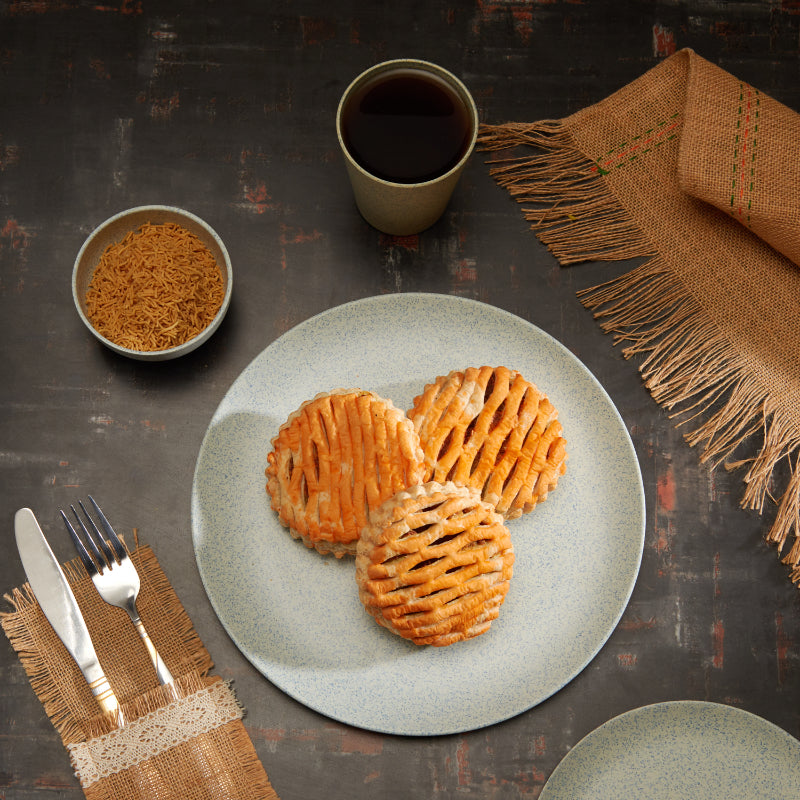 Bamboo Wooden Fibre Plate | Set of 6 | Multiple Sizes