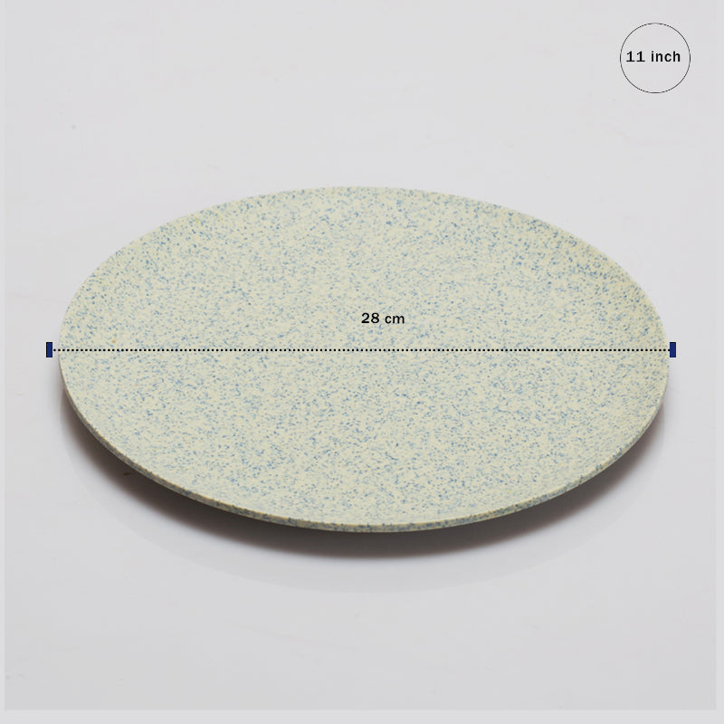 Bamboo Wooden Fibre Plate | Set of 6 | Multiple Sizes