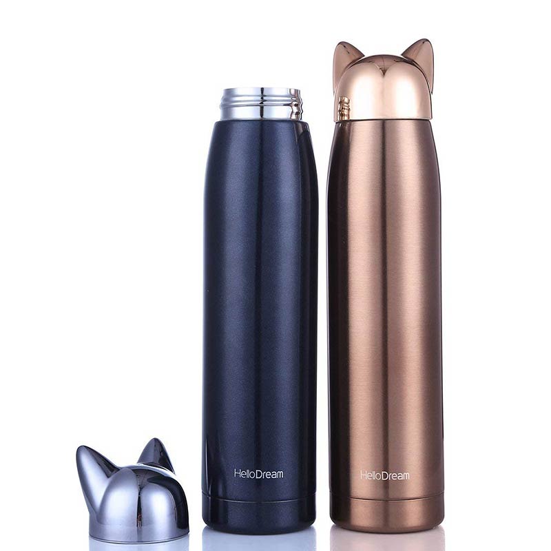Stainless Steel Cat Bottle | Multiple Colors