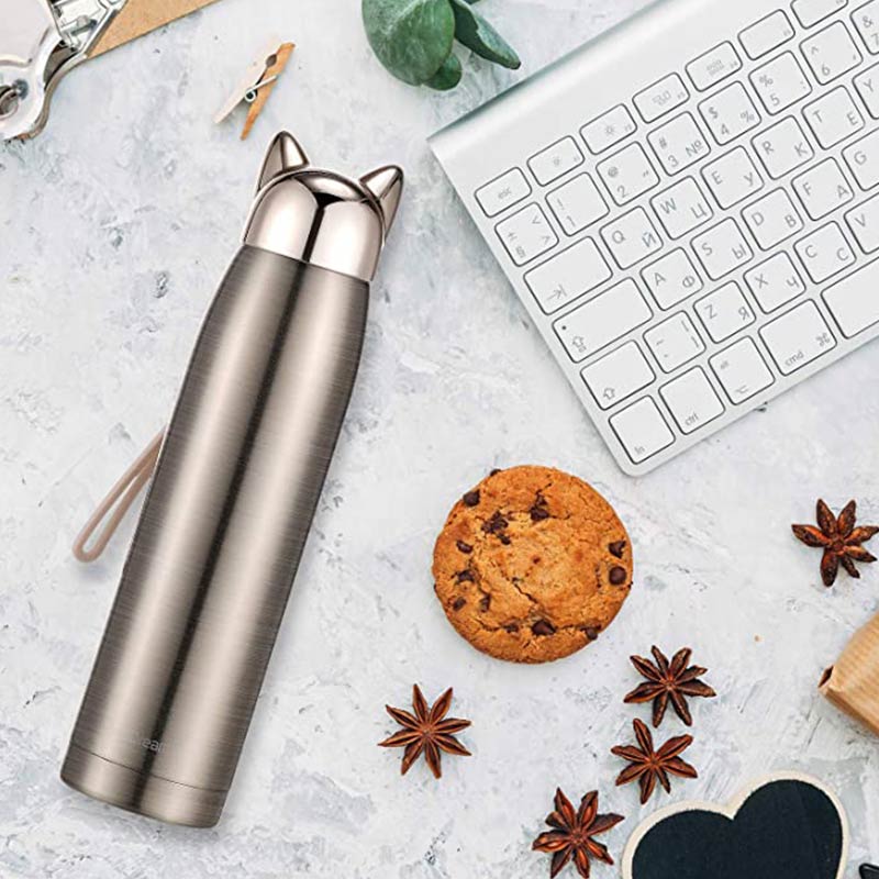 Stainless Steel Cat Bottle | Multiple Colors