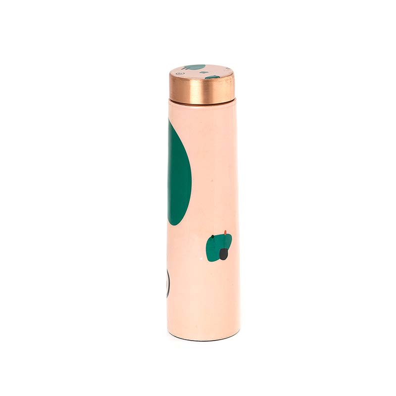Trendy Copper Bottle Sporting Abstract Designs