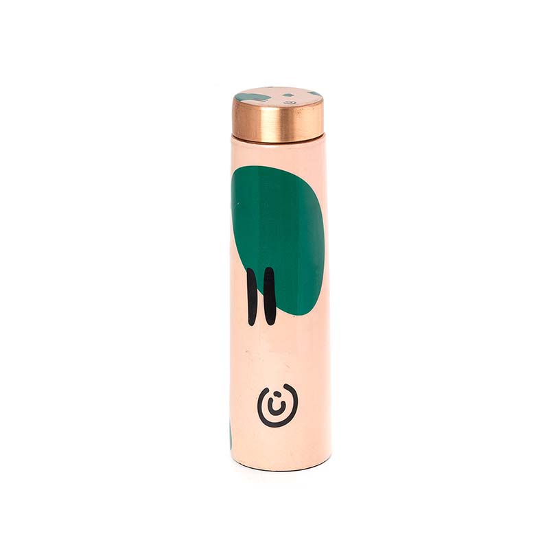 Trendy Copper Bottle Sporting Abstract Designs