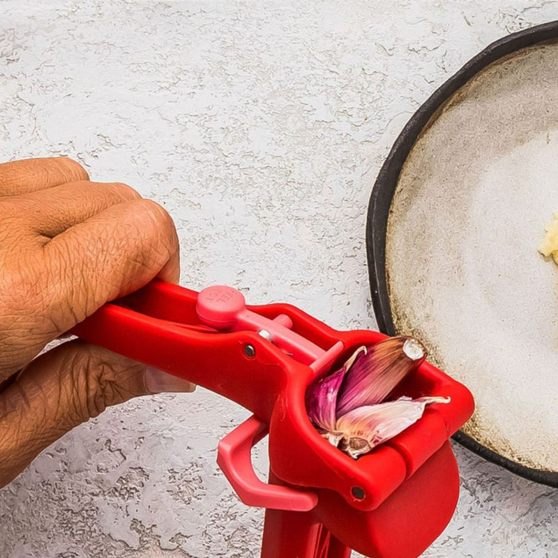 Ava Non-Scratch Garlic Press With Ejector | Multiple Colors
