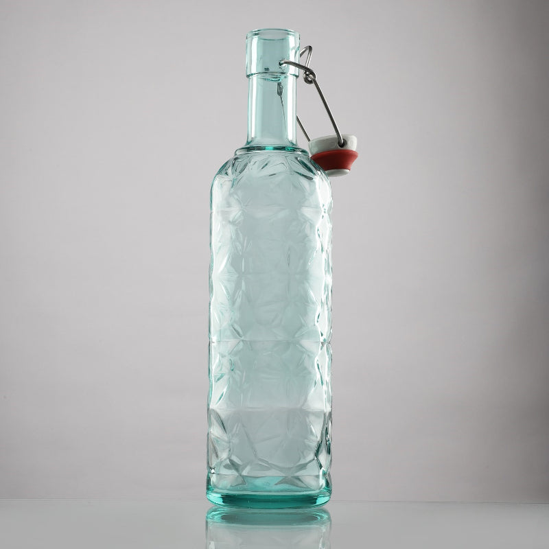 Glass Tint Flip Bottle | Aqua